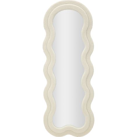WALL MIRROR TEDDY CREAM CM 60X4X160 (1/5)