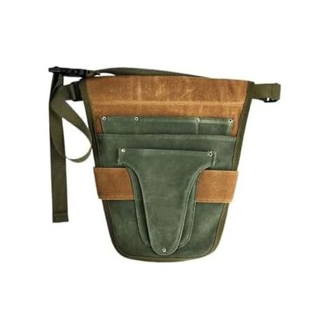 30x28.5cm Gardening Belt Waist Bag Canvas Garden Tool Belt Bag with Multiple Storage Pockets Waterproof Portable for Men Women Durable Scissors Lawn Mower Do