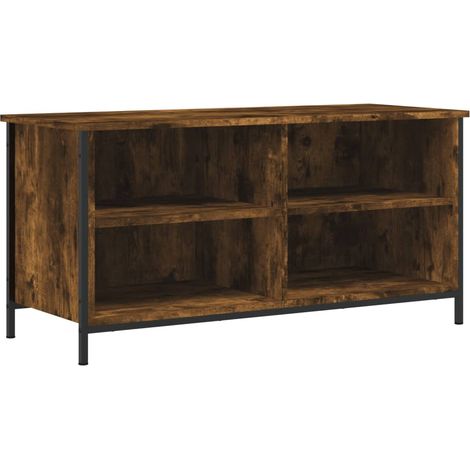 Maison Exclusive - TV-Schrank Räuchereiche 100x40x50 cm Holzwerks