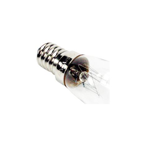 Lampe 25W 300° E14 60947 pour Four ARTHUR MARTIN, BAUKNECHT, BOSCH, BRANDT, ELECTROLUX, FAR, FAURE, HOTPOINT ARISTON, IGNIS, INDESIT, LADEN, MIELE, SABA, SIEMENS, WHIRLPOOL, ZANUSSI