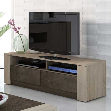 Meuble tv Ares 154cm - brun (1/5)