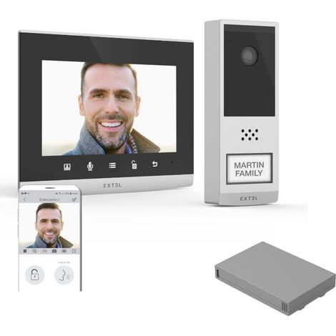 Wave 2 + 1 zusätzlicher Akku – kabellose Gegensprechanlage – Extel
