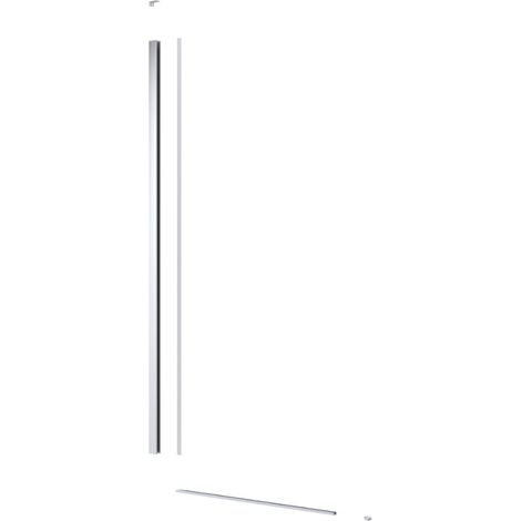 Swiss Aqua Technologies Set di installazione walk-in per cabina doccia con divisorio ribassato, profilo, asta inferiore e kit di montaggio (SATWISPROFIL (1/2)