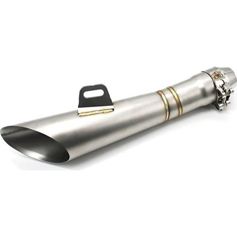 Echappement Zaddox Cone Silencieux Moto Pot Inox Titane