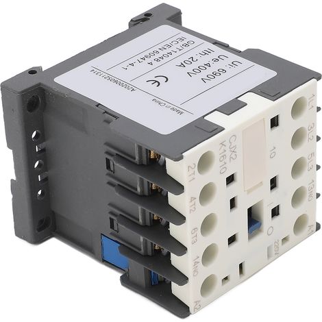 Contacteur AC 16A 220V 3P, contact argent, interrupteur de commande de circuit pour alimentation électrique (1/5)