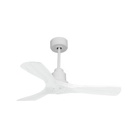 Tenerife de KlassFan - Super destratificateur et ventilateur DC 106 cm Blanc pales bois blanc sans Lumière  15 à 20 m²