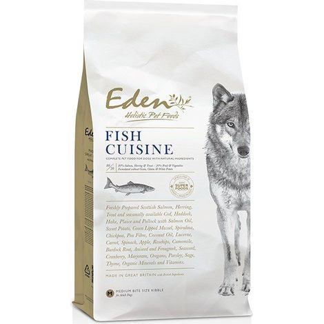 Poissons Eden Cuisine de taille moyenne et grande, 2 kg