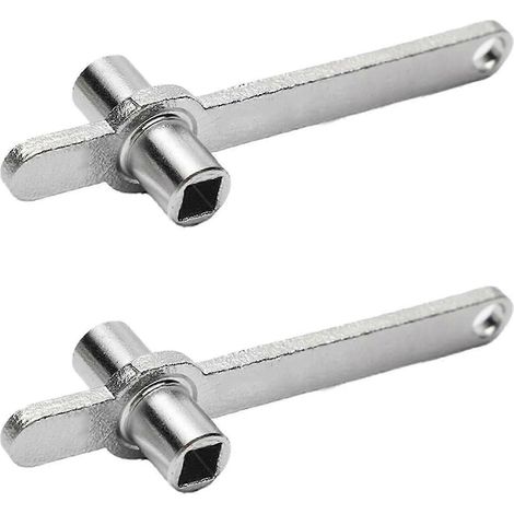 Clé de radiateur 2X Ultimate - Double taille impériale et métrique - Clé de radiateur en acier inoxydable de qualité supérieure pour Ef Edition 1031 (1/4)