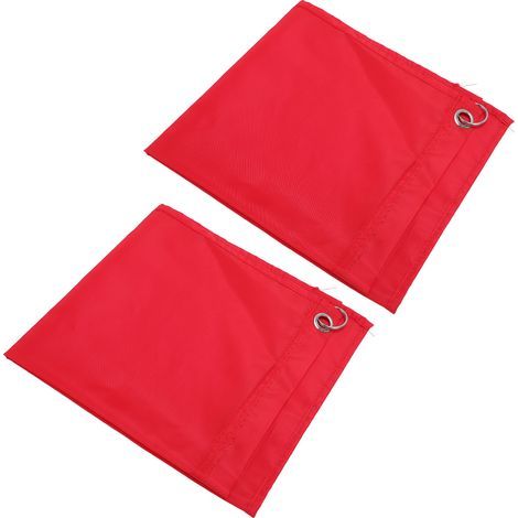 2-Piece Equestrian Nylon Horse Training Flag, Portable, Abrasion Resistant, for Activity and Fun, Red (1/5)