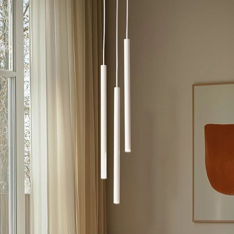 [NEUWERTIG] B-Ware Hängeleuchte Sopel 3 Pendelleuchte Lampe Taupe Stahl Rund 3 Flammig G9 Led Licht