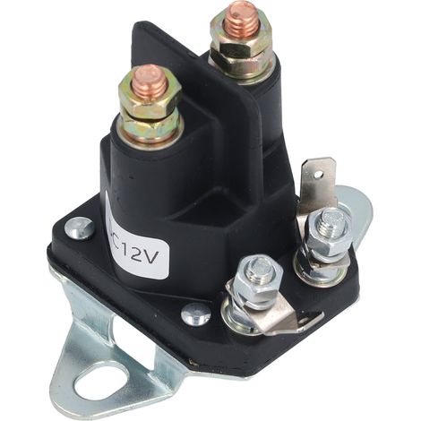 Démarreur relais solénoïde 100A 12V pièces rechange tondeuse débroussailleuse tracteur gazon (1/5)