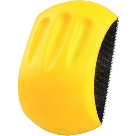 Blocco abrasivo manuale, cunei abrasivi per disco abrasivo, 150 mm (6") per legno, gomma, cuoio, plastica, pietra (1/4)