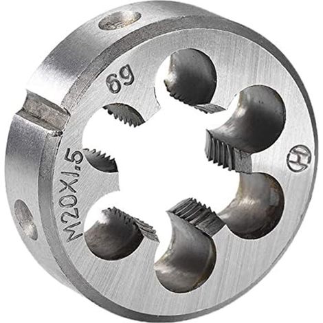 M20 x 1,5 Filière Filetage Droite Main Métrique Machine HSS Acier Haut Vitesse, dents de la main droite (1/4)