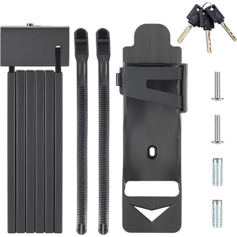 Antivol pliable pour vélo, scooter et moto avec clé-AquaForge (1/5)