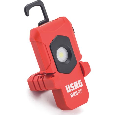 Usag U08890045 Lampada Torcia Frontale LED Ricaricabile Compatta (1/5)