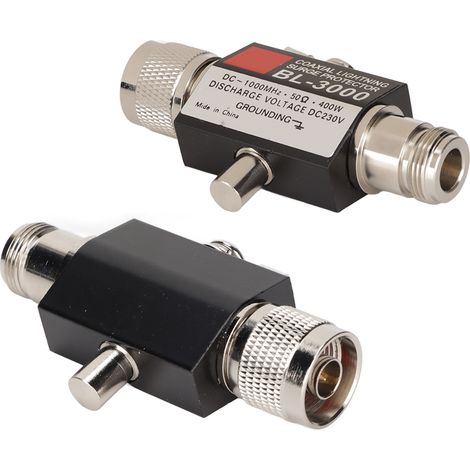 Parafoudre Coaxial N Mâle à N Femelle 400W pour Antenne et Émetteur (1/5)