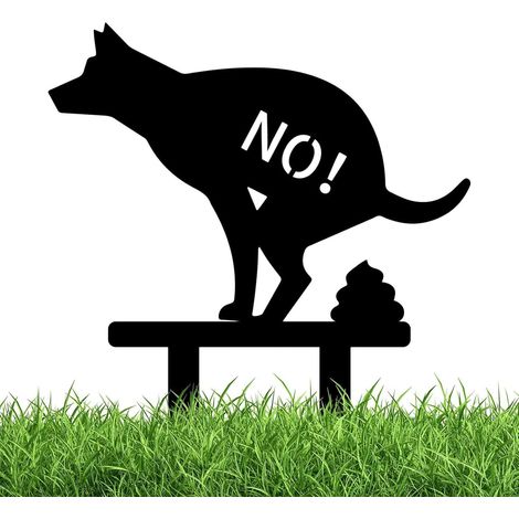 Hundeausscheidungen verboten für Garten Stabile