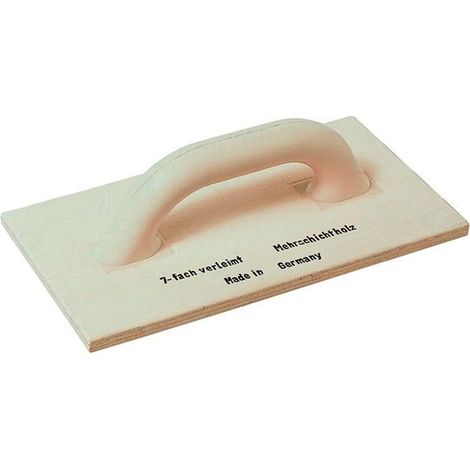 Platoir à lisser  collé  résiste à la chaux bois L360xl200xS13mm (1/2)