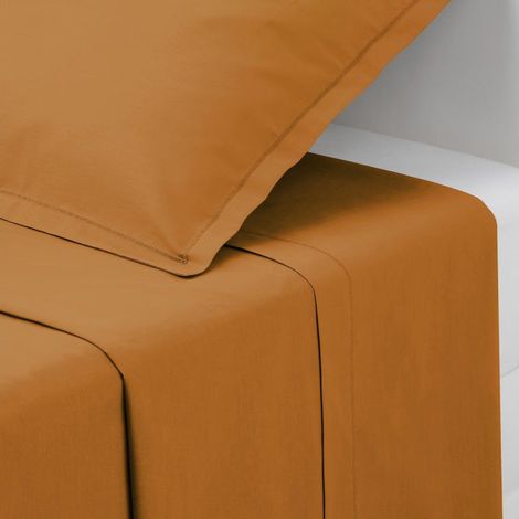 Drap Plat "Intérieur" 180x290cm Jaune Cumin