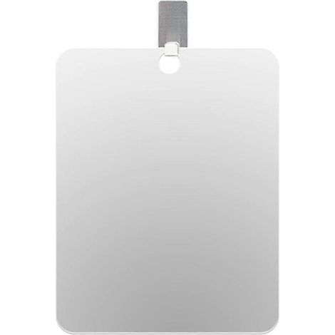 Miroir de douche antibuée pour le rasage, miroir de maquillage incassable en verre organique de luxe. (1/5)