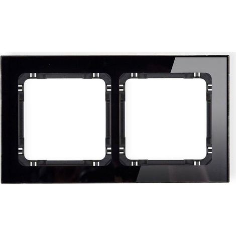 Karlik Deco-Rahmen glänzend schwarz 90,2 mm