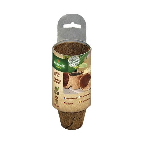 Vilmorin 12 vaso di cocco rotondi, Мч 6 cm