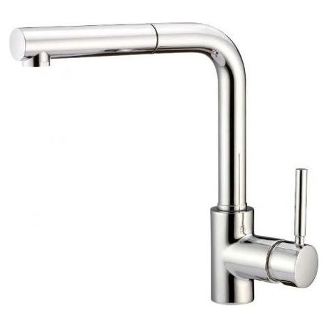 Crolla Harry ES 7740 NO Miscelatore Cucina con Doccetta estraibile Rubinetto Mono Splitcomando colore Nero Opaco