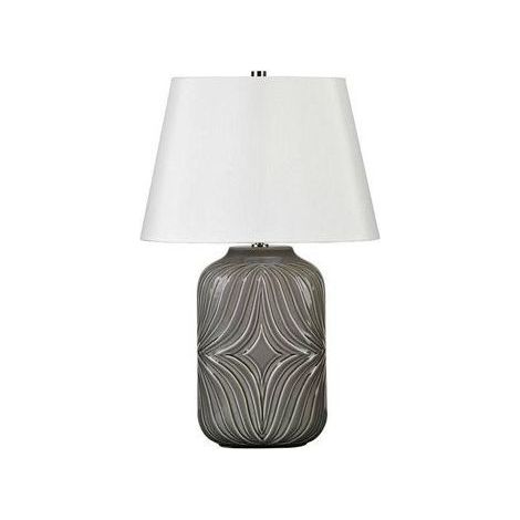 Elstead Muse Grey - Lampe de table 1 lumière grise, E27 (1/3)