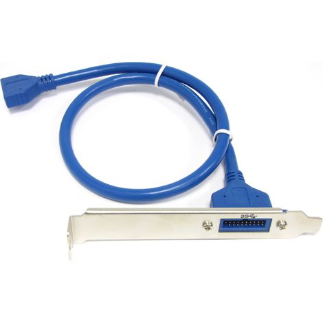 BeMatik - Placa USB 3.0 de BH20 macho a BH20 macho