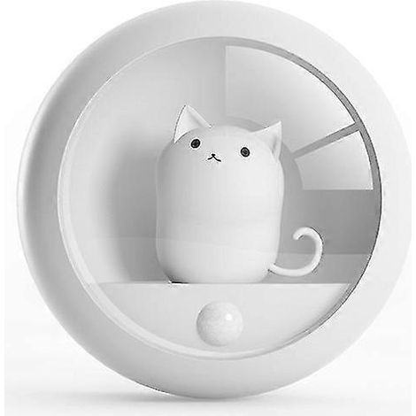 Veilleuse LED à induction rechargeable, veilleuse automatique pour bébé, forme mignonne, idéale pour la chambre d'enfant, le salon, la salle de bain, le couloir, l'escalier. (1/5)
