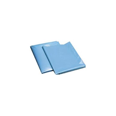 Müllsack 120l blau 700x1100mm ca. 35my  Rolle a 25St. (1/4)