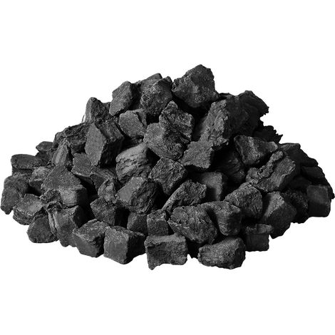 VEVOR Pietre Laviche per Braciere, in Fibra Ceramica 20,32-30,48 mm, 25 Pezzi per Uso Interno ed Esterno, Pietre Decorative per Braciere per Caminetti a Propano Gas, Stufe, Cortili, Nero