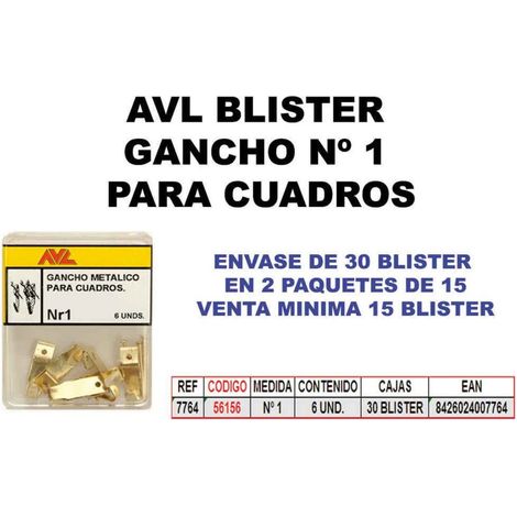 Blister con gancio AVL n. 1 per le immagini 7764