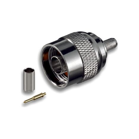OEM Connettore a crimpare N Maschio per cavo RG58
