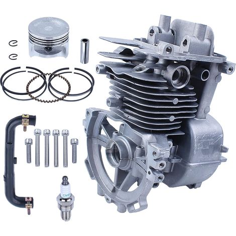 Kit de piston de cylindre 39 mm pour Honda GX35 GX35NT avec boulon, bougie 10100-Z3F-405, ensemble de cylindre, piston, goupille, jeu de segments, circlip, bougie, ensemble de boulons de montage (1/5)
