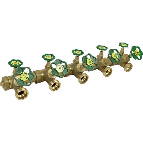 ATV-Kompaktwasserverteiler 1 1/4" x 1 1/2" steigende Spindel (1/3)