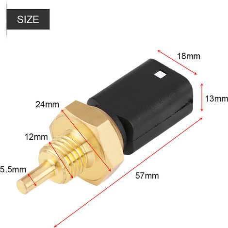 Capteur de température de liquide de refroidissement pour Renault Clio Scenic Kangoo Megane 7700101968 (1/3)