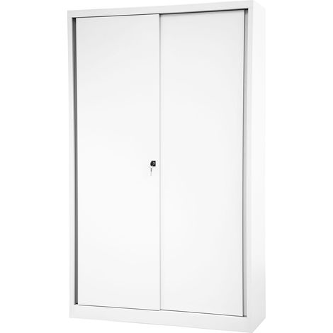 BISLEY Schiebetürenschrank ECO Verkehrsweiß (1/5)