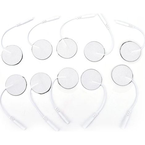 Filiyano-10 électrodes TENS auto-adhésives en gel pour massage et acupuncture corporelle, stimulateur d'impulsions thérapeutiques, électro-adhésif
