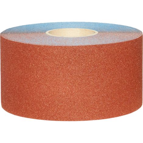 Rollo de papel lija abrasivo latex 115 mm x 100 m grano 180 Fervi RCL115/100/180