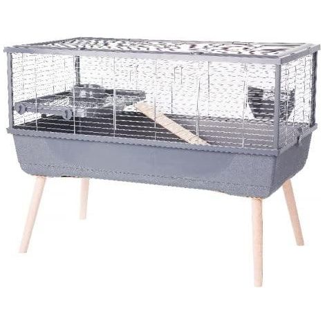 Zolux Neolife 100 Käfig grau für Meerschweinchen