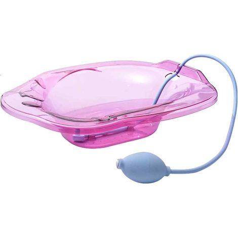 Baignoire de siège pliable pour toilettes avec protection anti-débordement, idéale pour les soins post-partum et le soulagement des hémorroïdes - Facile à utiliser et à ranger (1/5)