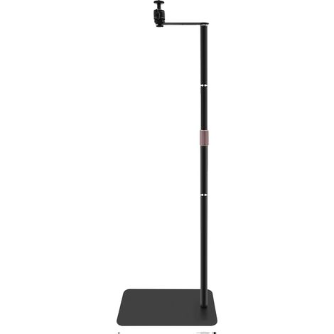 Support de projecteur, hauteur réglable, rotation à 360°, noir (1/2)