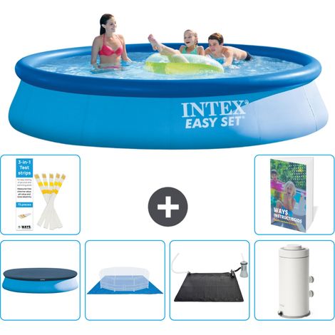 Intex Piscine Easy Set Ronde - 396x84 cm - 7-pièces S92 (1/5)