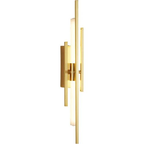 Safari – elegante moderne LED-Wandleuchte in Gold, 60 cm