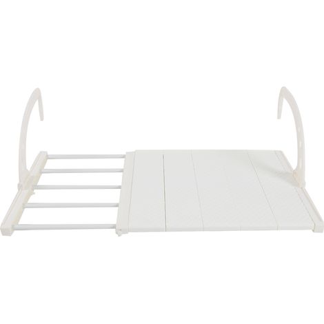 Etendoire A Linge Retractable - Acier Inoxydable Et Abs - Pour Balcon Salle De Bain Fenetre - 1 Piece (1/5)