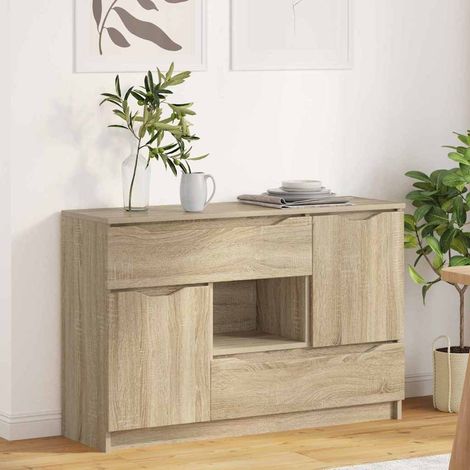 Sideboard Sonoma-Eiche 100 x 30 x 65,6 Holzwerkstoff (1/5)
