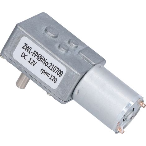 Moteur à engrenage à vis sans fin résistant, durable, à haute ténacité, réducteur de vitesse lente ZWL-FP-120rpm (1/5)