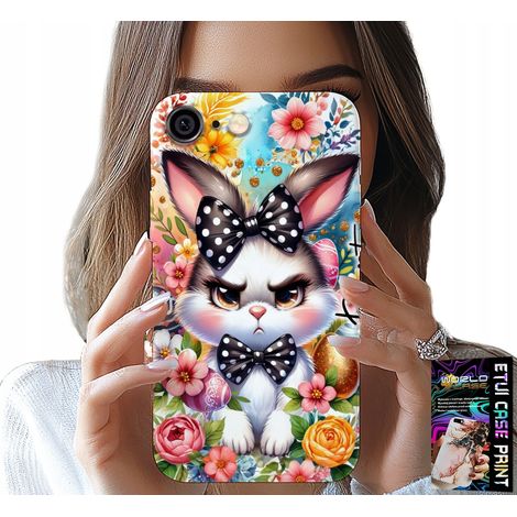 Custodia per iPhone 6/6S - Coniglietto pasquale, lepre, uova + vetro (1/5)