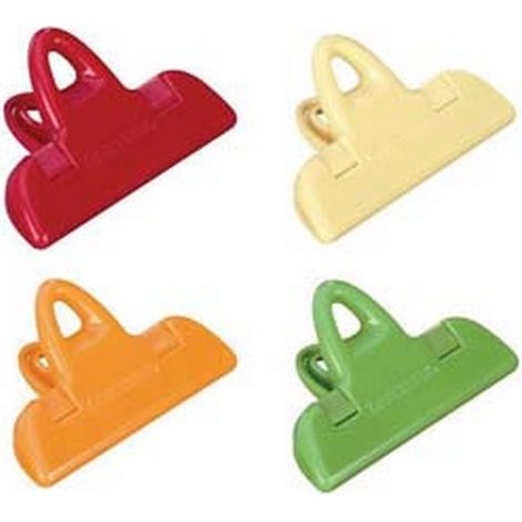 6PZ CLIP PER SACCHETTI "PRESTO" - cm.9 pz.6